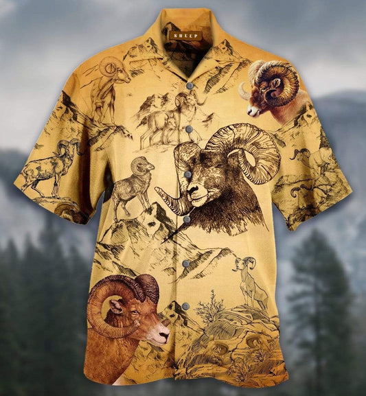 Beach Shirt Sheep Vintage Unisex Hawaiian Shirts