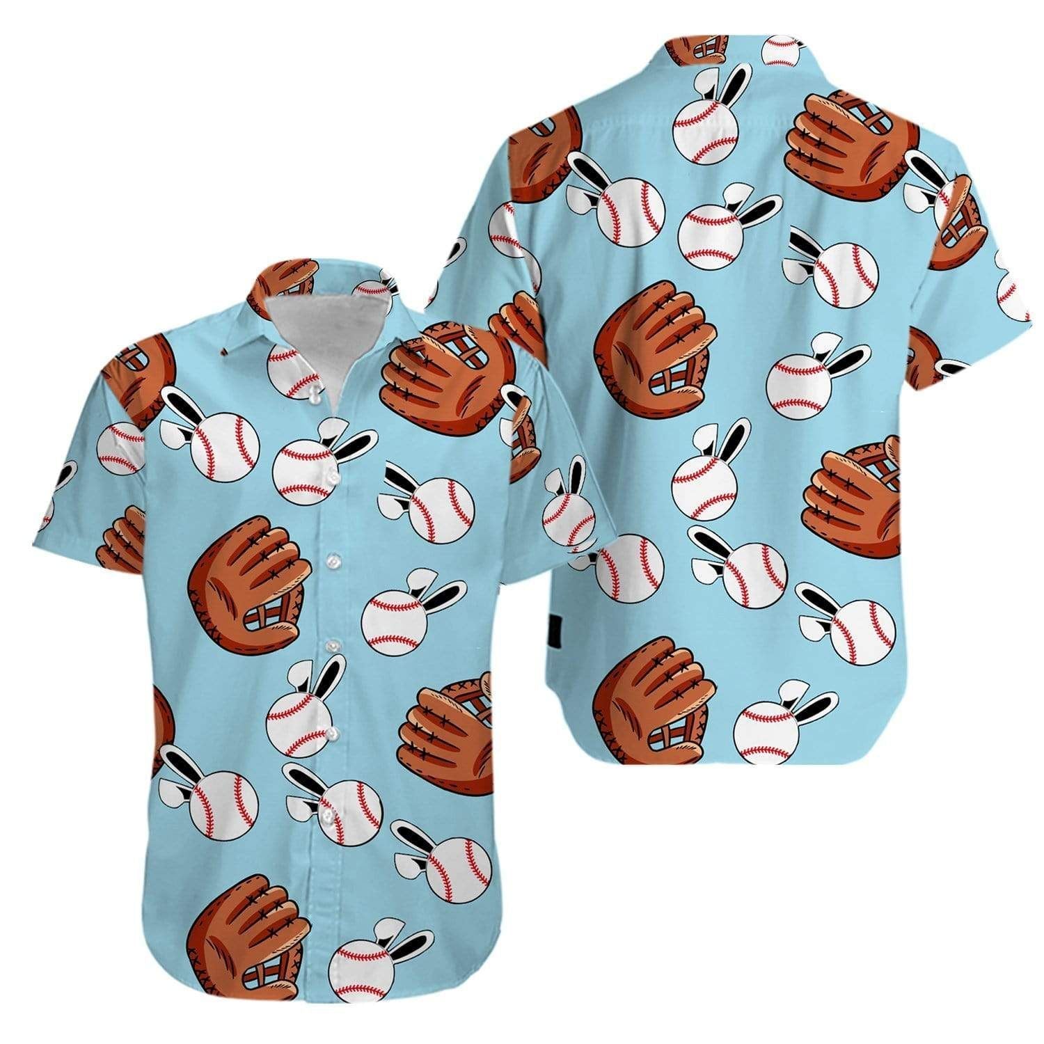 Beach Shirt Get Now Hawaiian Shirts Baseball Bunny Happy Easter Day