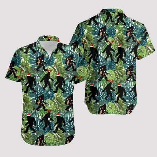 Beach Shirt Buy Funny Big Foot Christmas Hawaiian Aloha Shirts