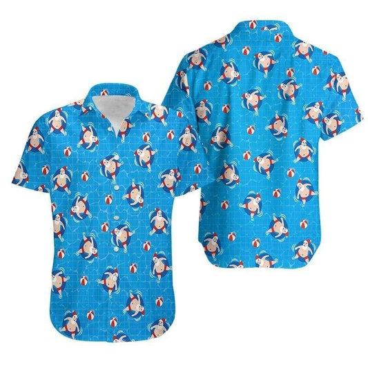 Beach Shirt Check Out This Awesome Hawaiian Aloha Shirts Pool Boy Santa Christmas