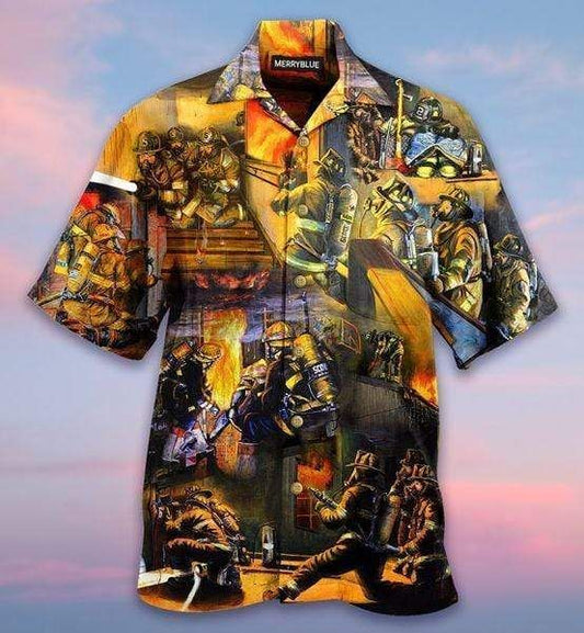 Beach Shirt Discover Cool Firefighter Because Superhero Isnt An Official Job Title Unisex Hawaiian Aloha Shirts