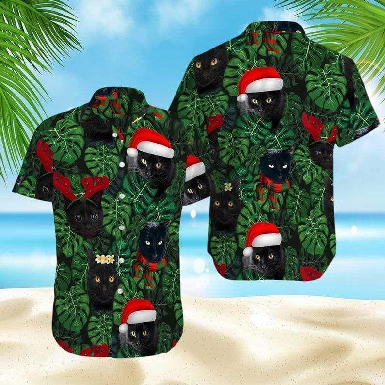 Beach Shirt Shop From 1000 Unique Christmas Black Cat Hawaiian Aloha Shirts V