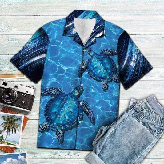 Beach Shirt High Quality Sea Turtle Soul Hawaiian Aloha Shirts