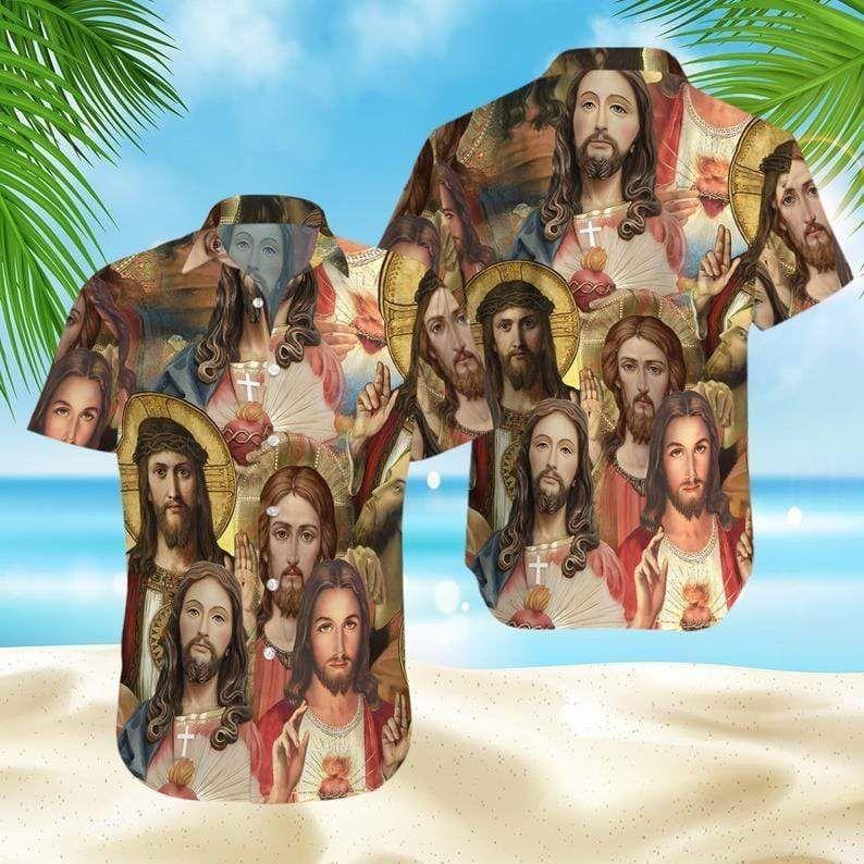 Beach Shirt Order Jesus Christmas Hawaiian Aloha Shirts