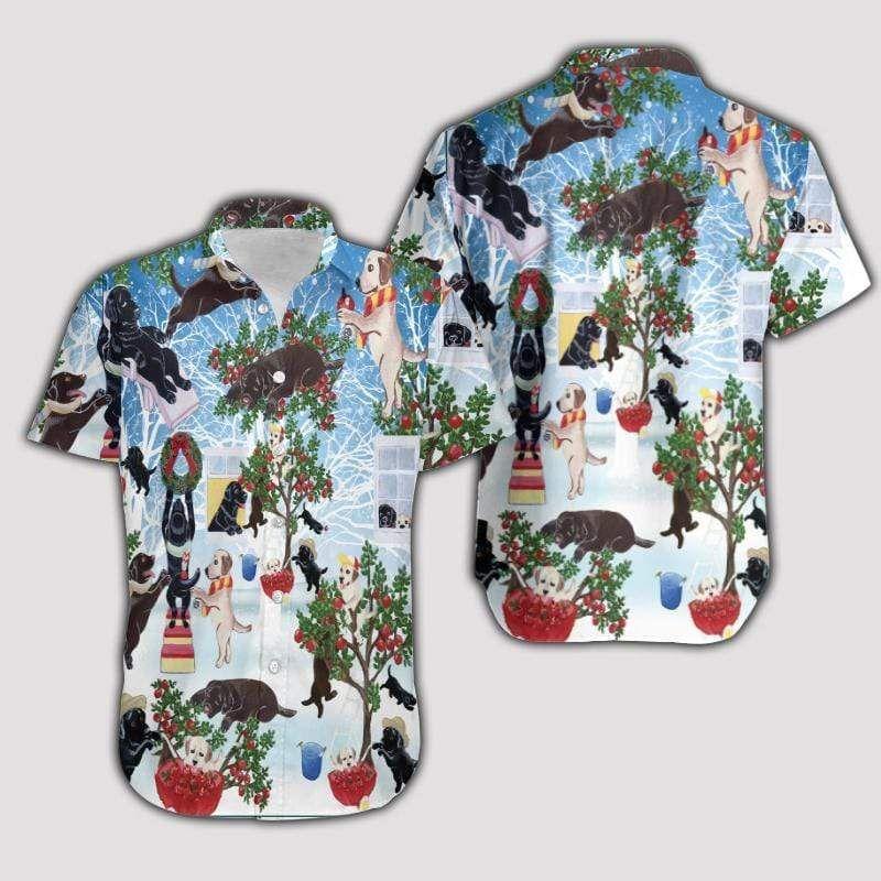 Beach Shirt Buy Hawaiian Aloha Shirts Christmas With Labrador Retriever