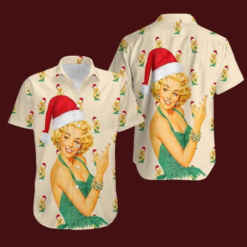 Beach Shirt Get Now Hawaiian Aloha Shirts Marilyn Monroe Christmas