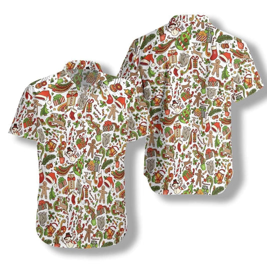 Beach Shirt Check Out This Awesome Merry Christmas Pattern Hawaiian Aloha Shirts