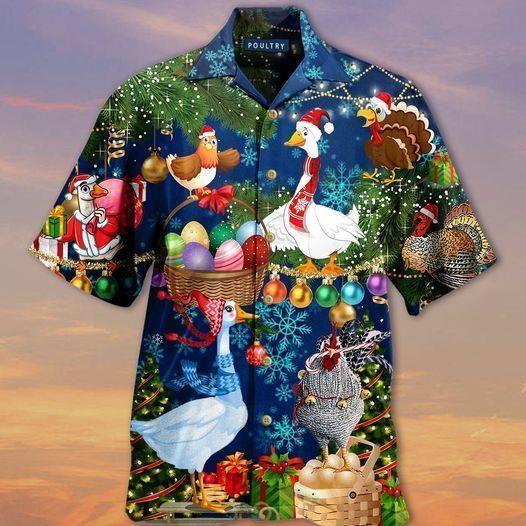 Beach Shirt Buy Loely Goose And Chicken Welcome Thanksgiing And Christmas Hawaiian Aloha Shirts