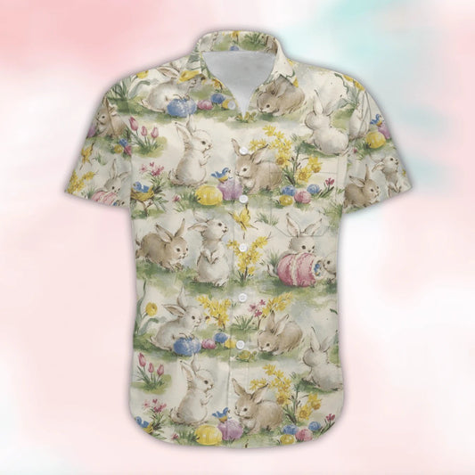 Beach Shirt Shop From 1000 Unique Happy Easter Vintage Bunny Having Fun Together Hawaiian Aloha Shirts Dh