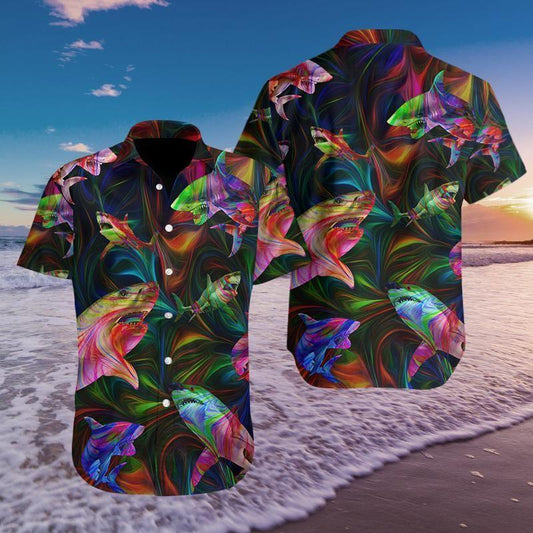 Beach Shirt Discover Cool Hawaiian Aloha Shirts Fantastic Shark 