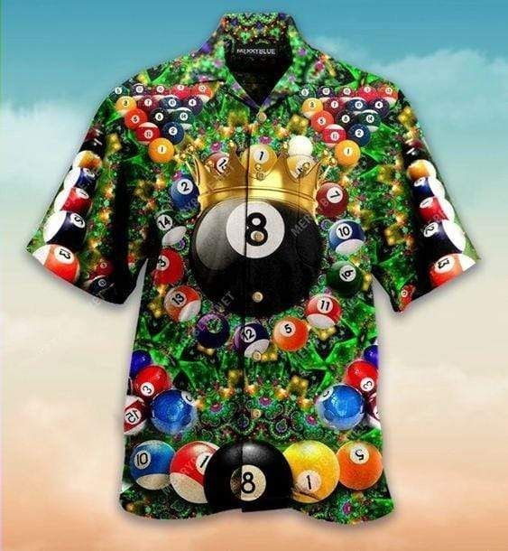 Beach Shirt Discover Cool Hawaiian Aloha Shirts Billiard Pool Shark On Duty