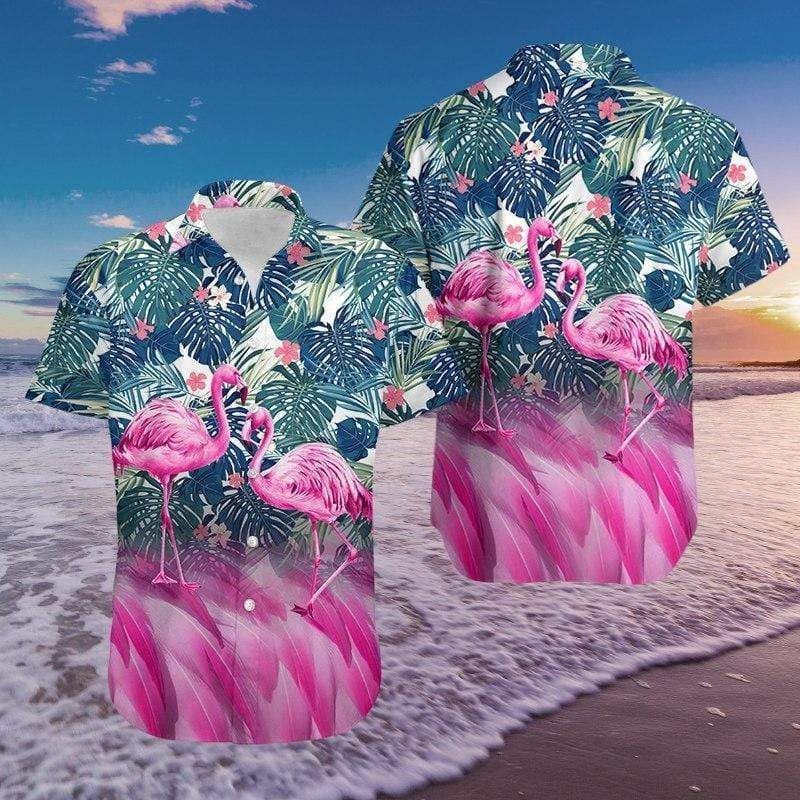 Beach Shirt Order 3D Flamingo Hawaiian Aloha Shirts