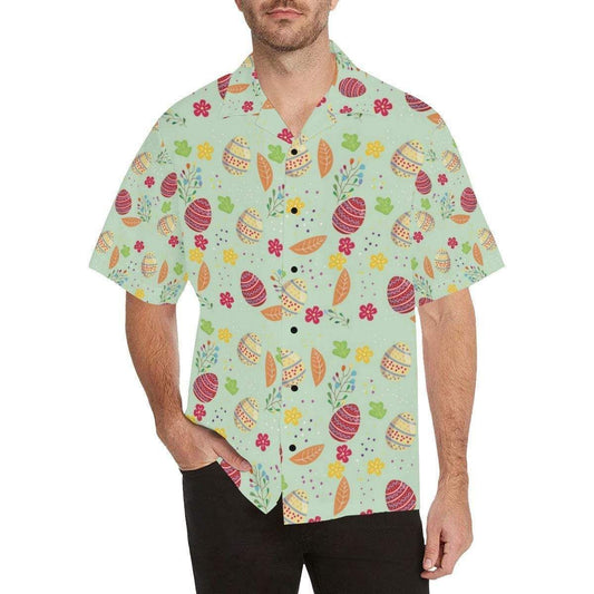 Beach Shirt Shop Happy Easter Vintage Retro Pattern Hawaiian Aloha Shirts 