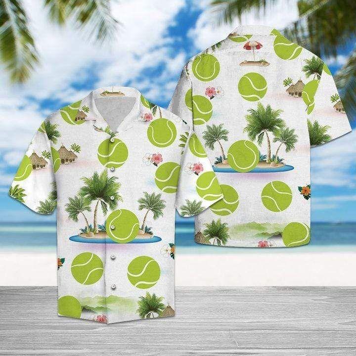 Beach Shirt Tennis Lover Unisex Hawaiian Shirts