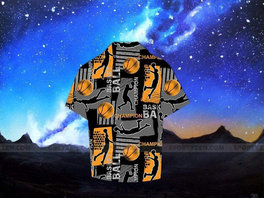 Beach Shirt Check Out This Awesome Hawaiian Aloha Shirts Basketball Player Yellow