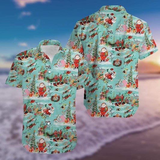 Beach Shirt Shop From 1000 Unique Hawaiian Aloha Shirts Christmas Santa Claus Scuba Diving 511H