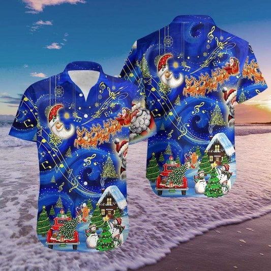 Beach Shirt Discover Cool Hawaiian Aloha Shirts Christmas Sky 