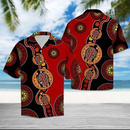 Beach Shirt Discover Cool Turtle Hawaiian