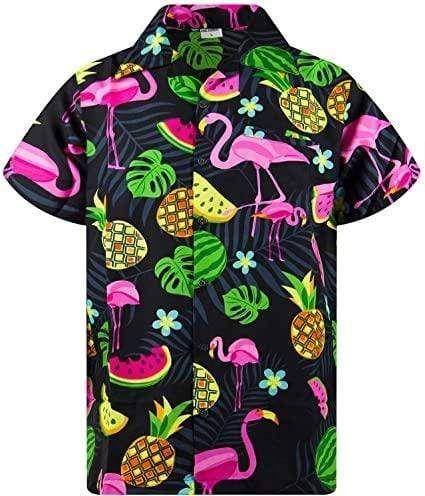 Beach Shirt Find Melon Flamingo Fruits Funky Hawaiian Aloha Shirts