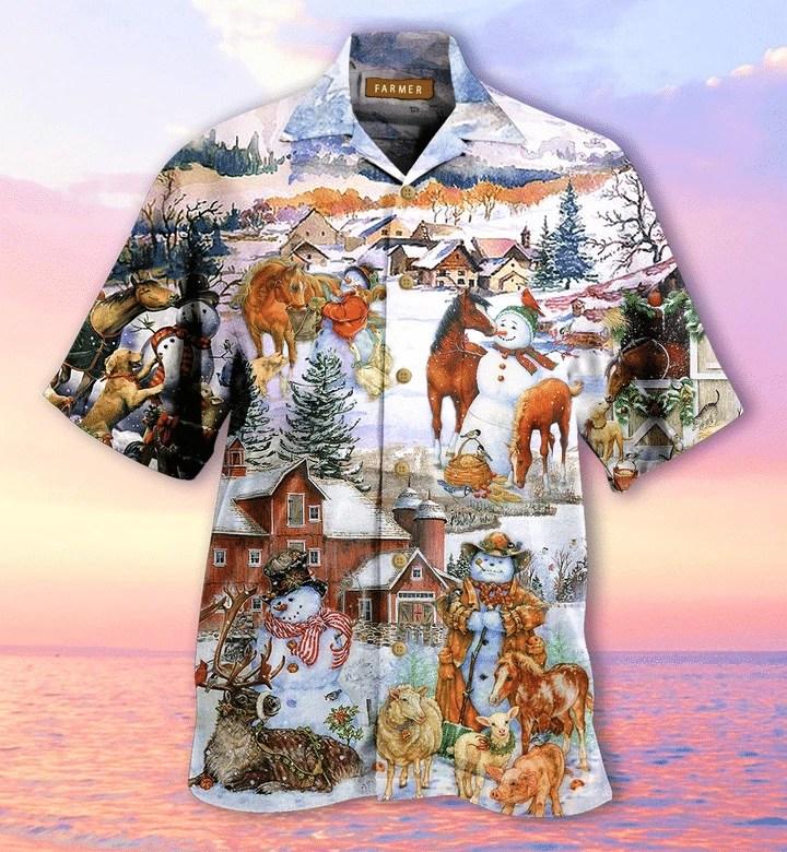 Beach Shirt Shop From 1000 Unique Amazing Farm On Christmas Days Unisex Hawaiian Aloha Shirts L