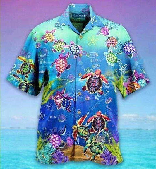 Beach Shirt Get Now Hawaiian Aloha Shirts Turtle Vitamin Sea