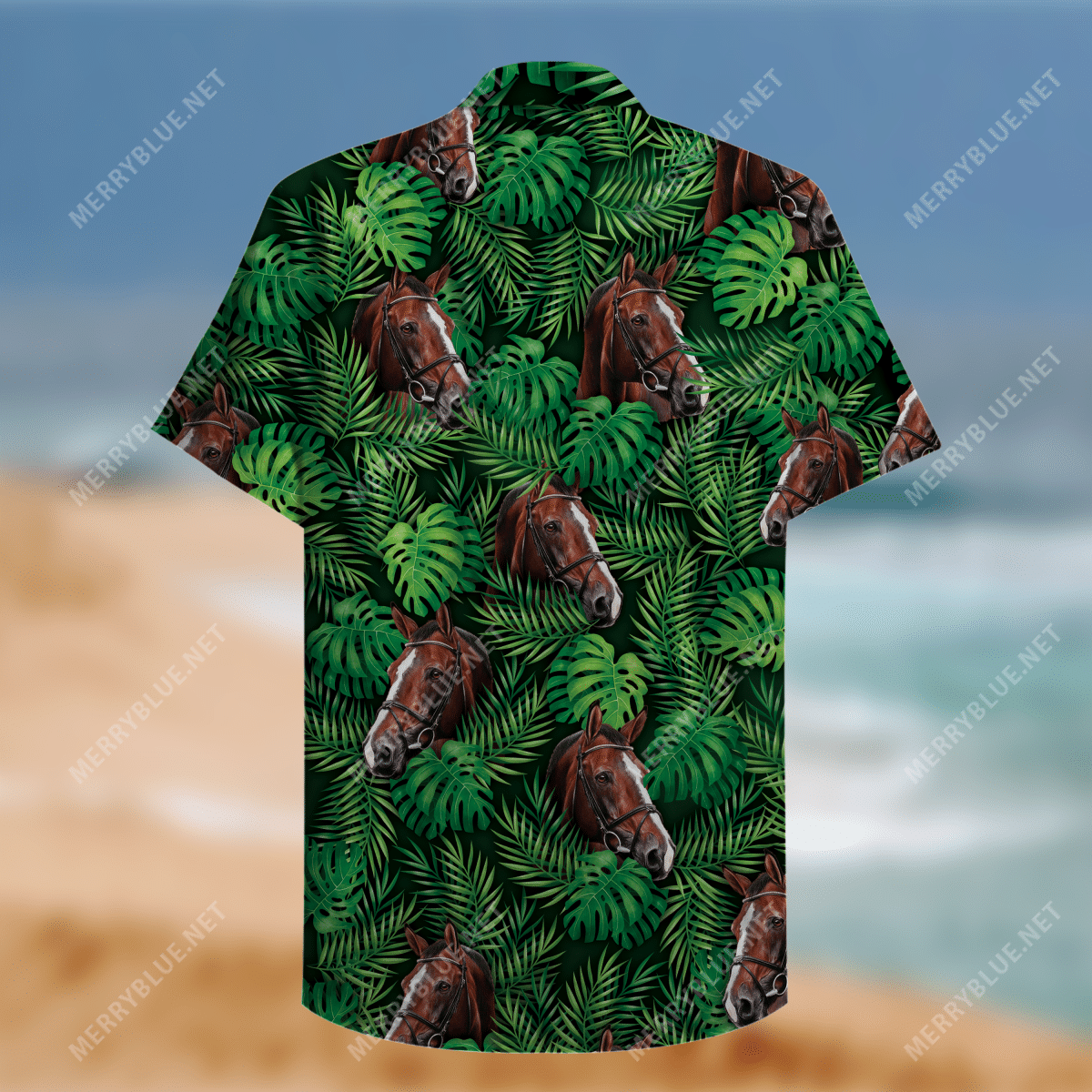 Beach Shirt Shop Horse Unisex Hawaiian