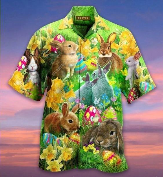 Beach Shirt Hawaiian Aloha Shirts Happy Easter