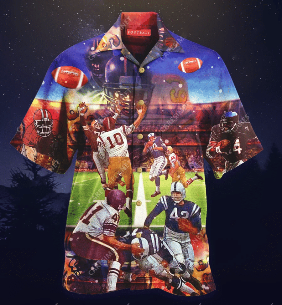 Beach Shirt Hawaiian Aloha Shirts Football Match