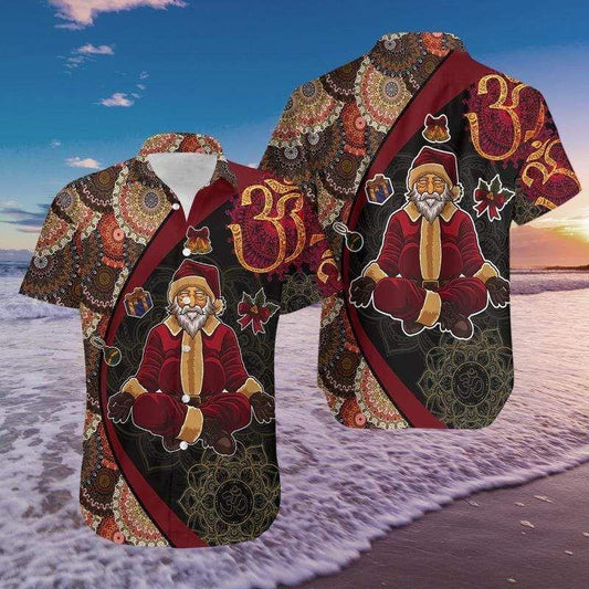 Beach Shirt Hawaiian Aloha Shirts I Will Be Om For Christmas 