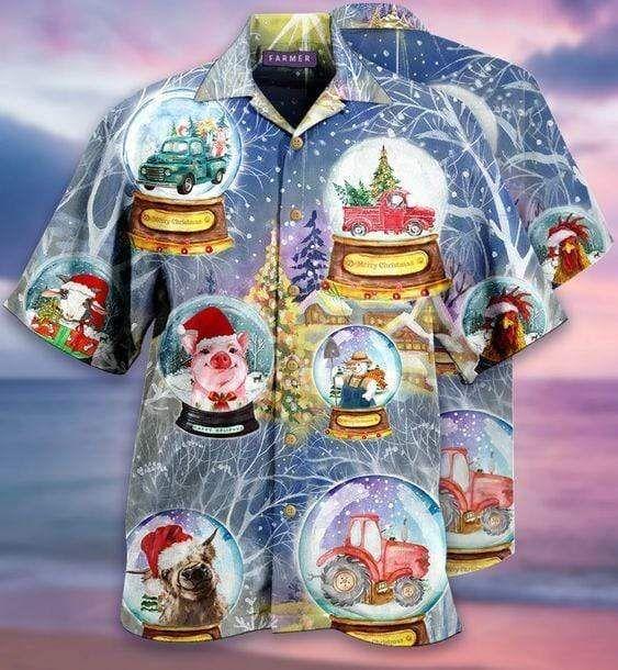 Beach Shirt Buy Hawaiian Aloha Shirts Christmas Funny Farmer