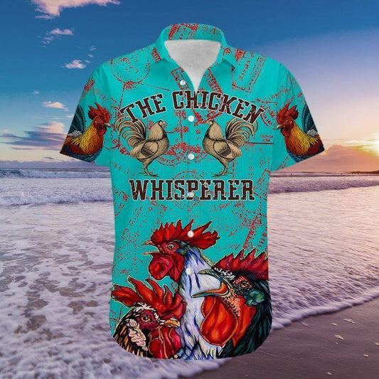 Beach Shirt Hawaiian Aloha Shirts The Chicken Whisperer 3010H