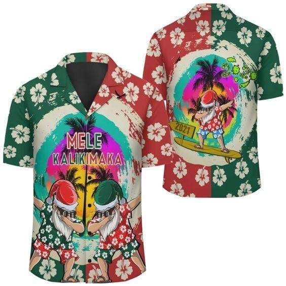 Beach Shirt Shop From 1000 Unique Hawaiian Aloha Shirts Mele Kalikimaka Dabbing Santa Surfing Christmas