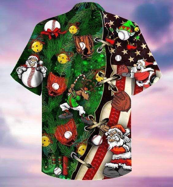 Beach Shirt Hawaiian Aloha Shirts Baseball Christmas