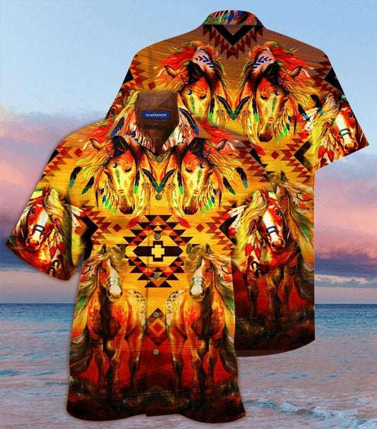 Beach Shirt Coer Your Body With Amazing Amazing War Horse Hawaiian Aloha Shirts Hl