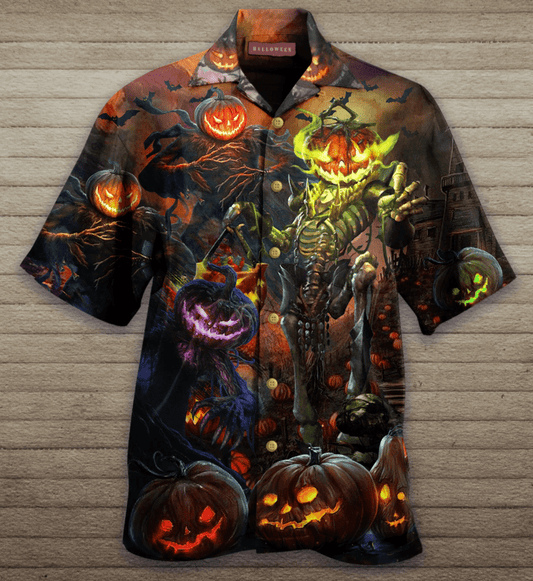 Halloween Pumpkin King Hawaiian Shirts Shirt