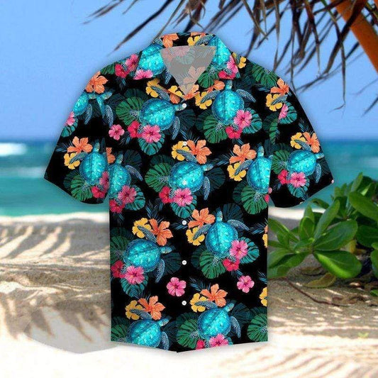 Tropical Turtle HibiShirtc Hawaiian Shirt