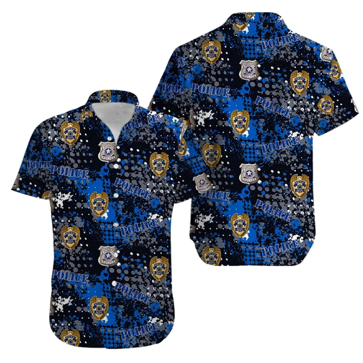  Police Hawaiian Shirt 