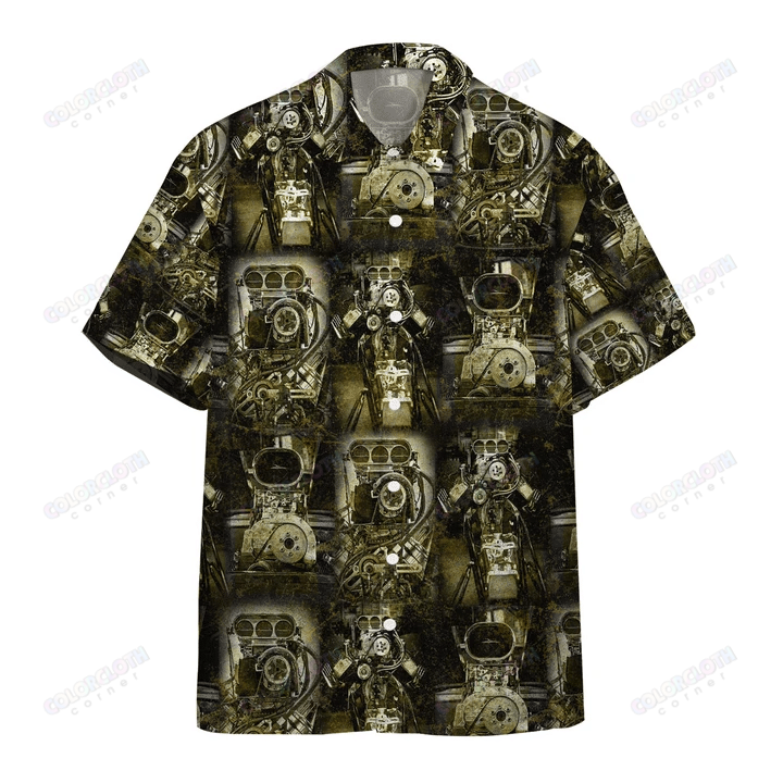 Amazing 3D Drag Racing Hawaiian Shirt & Shorts TV100692