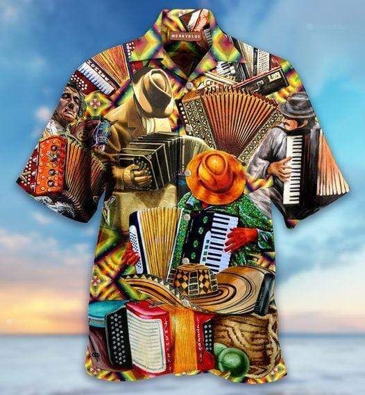  Accordion Hawaiian Shirt | UniShirtex | Adult | 