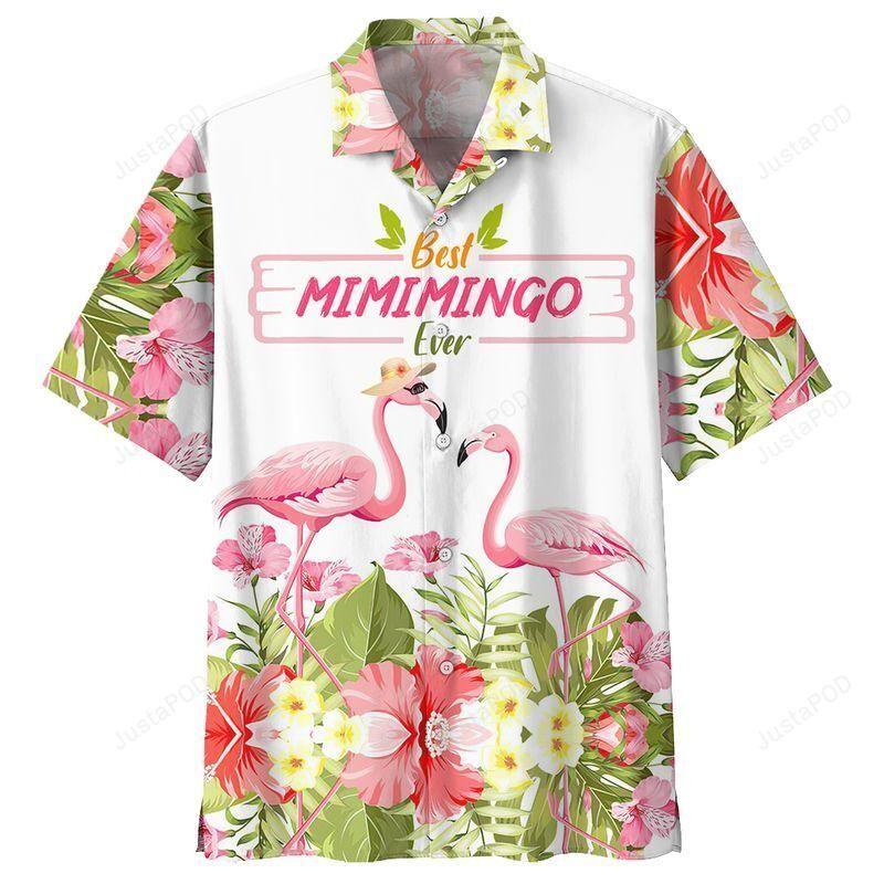 BeShirtt Mimimingo Eer Flamingo Hawaiian Shirt | Hawaiian Shirt For Men | Hawaiian Shirt For Women | 