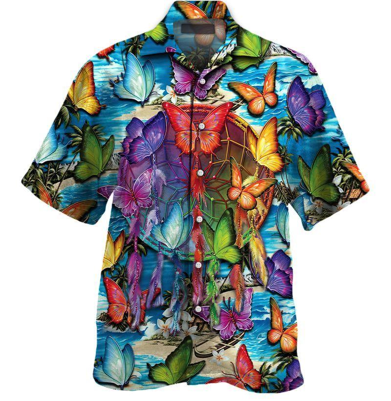 Butterfly Hawaiian Shirt | UniShirtex | Adult | 