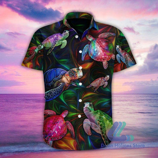 Turtle Multicolor Nice Design Hawaiian Shirt 