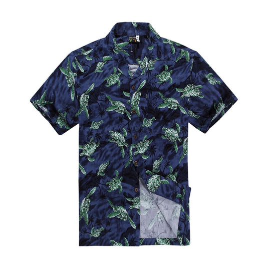 Turtle Black Awesome Design Hawaiian Shirt 