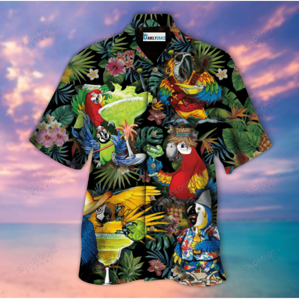 Aloha Parrot Hawaii Shirt HT280504