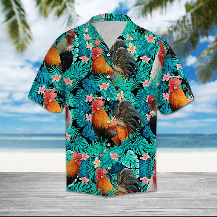 Chicken Tropical Hawaiian Shirt TV055872