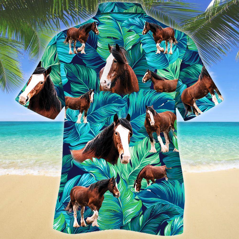 Clydesdale Horse Lovers Hawaii Shirt