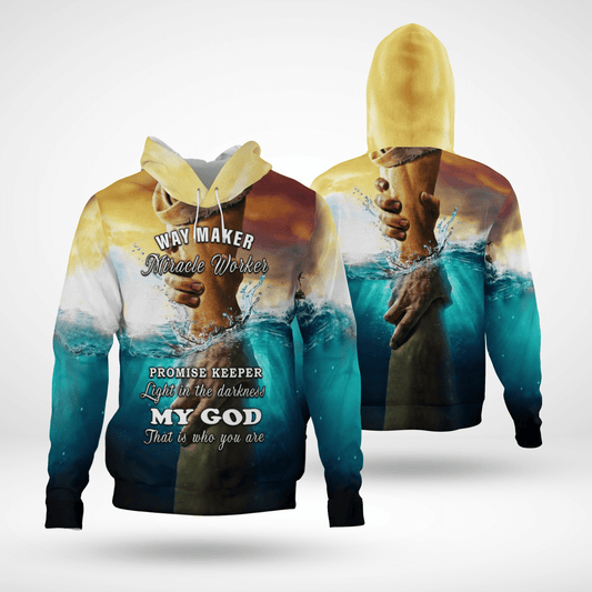 Way Maker Christian - Christ - Jesus - God 3D All Over Print Unisex Hoodie US Size