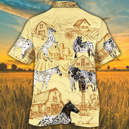 Appaloosa Horse Lovers Farm Hawaiian Shirt