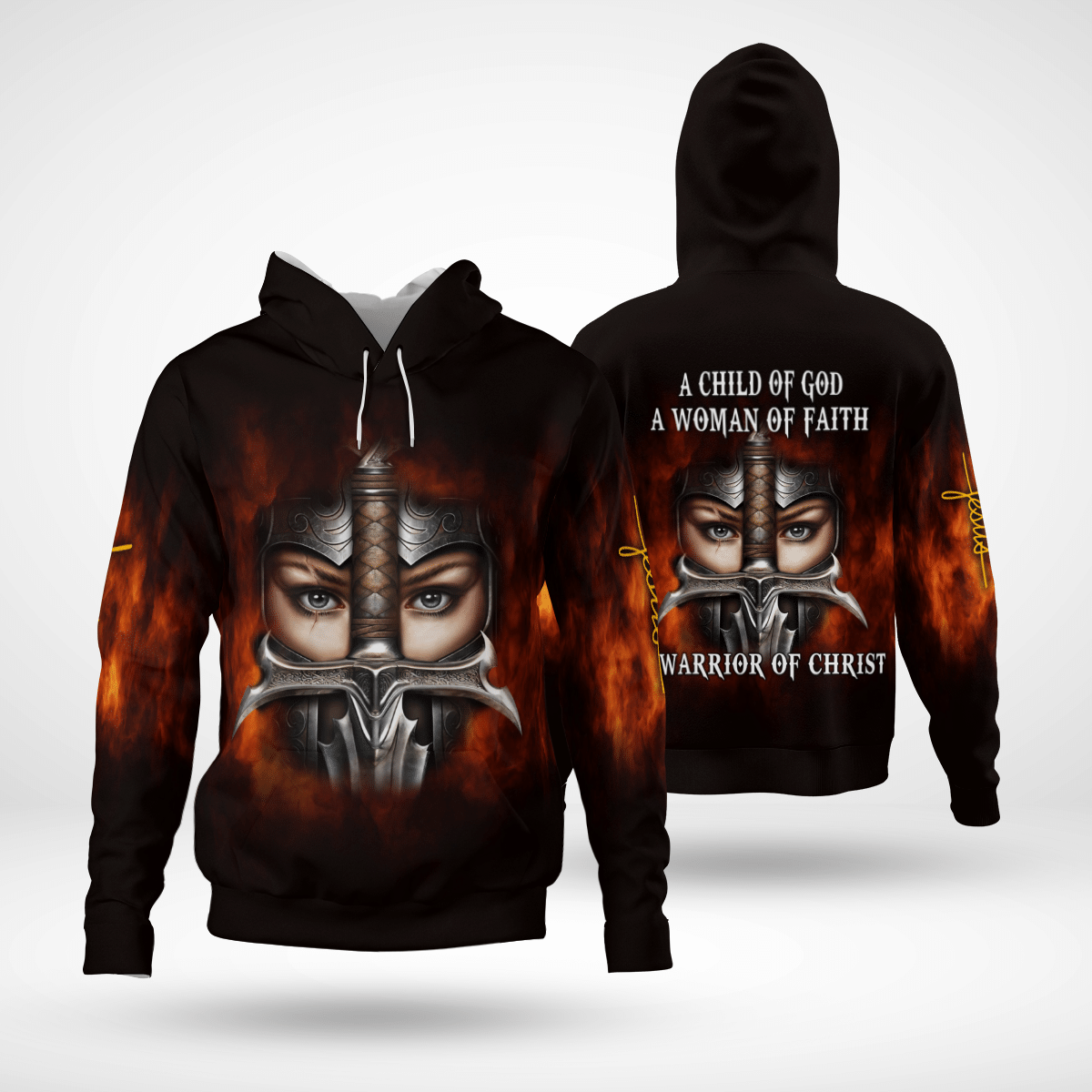 A Child Of God A Woman Of Faith Christian - Christ - Jesus - God 3D All Over Print Unisex Hoodie US Size