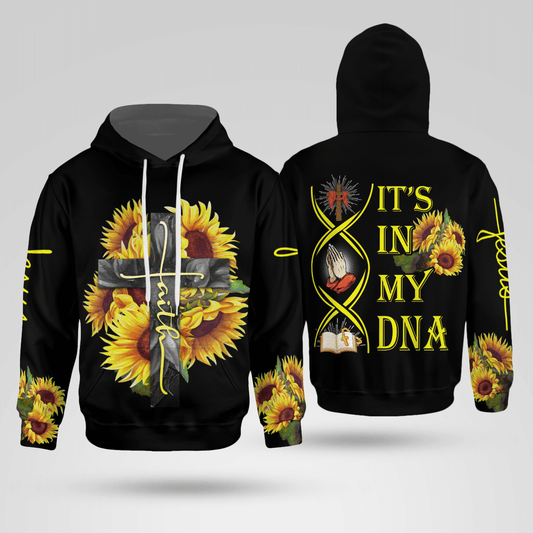 It's In My DNA Christian - Christ - Jesus - God 3D All Over Print Unisex Hoodie US Size